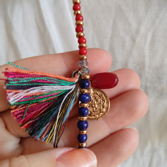 Long Tassel Necklace - Picture 2 of 14